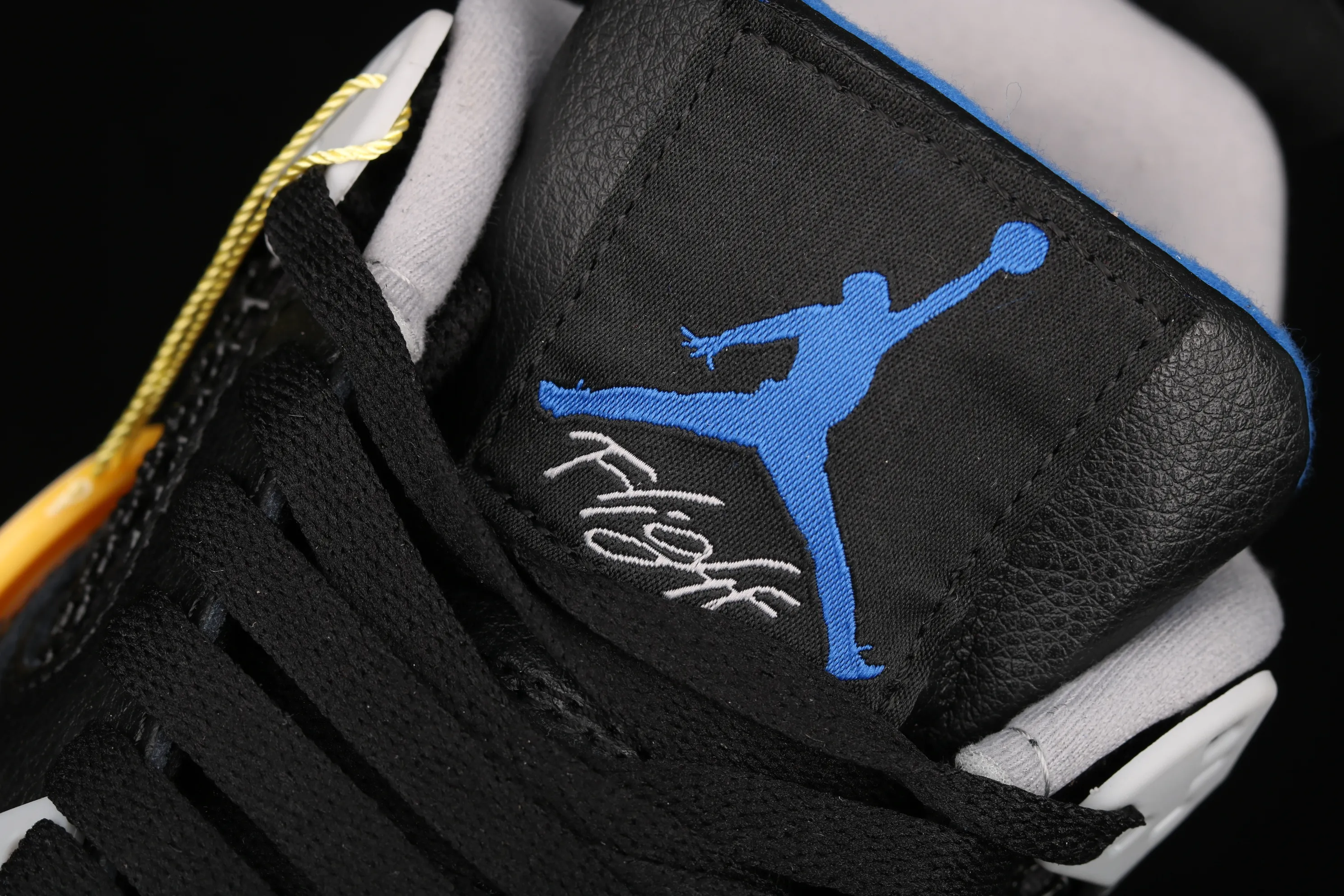 All categories Air Jordan Jordan series basketball shoes Air Jordan 4 G version Air Jordan 4 Retro AJ4 Joe 4 black and blue 308497-006